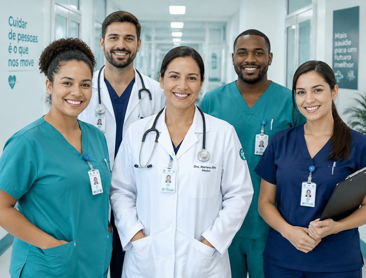 Equipe médica da NAMED Serviços Médicos
